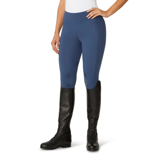 Women's Signature Flexion Knee Patch Tight - Indigo