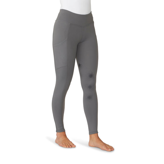 Women's Signature Flexion Knee Patch Tight - Storm Grey