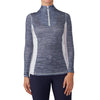 Women's  Altitude Printed Long Sleeve Sun Shirt - Lunar Grey/Horses