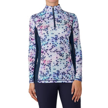  Women's  Altitude Printed Long Sleeve Sun Shirt - Navy/Geo Print