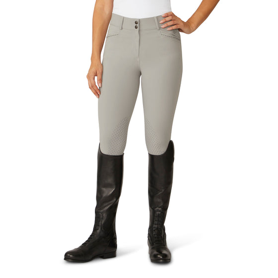 Women's Elegance Knee Patch Breech - Grey