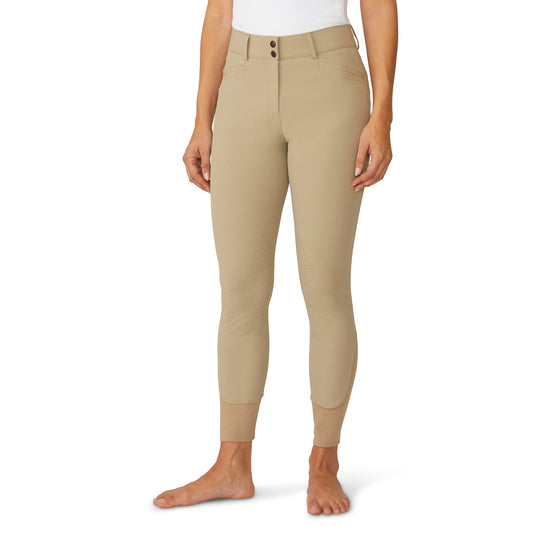 Women's Elegance Knee Patch Breech - Tan