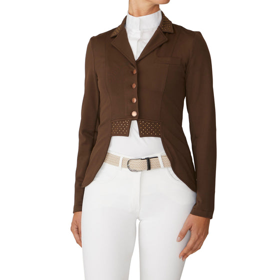 Women's Elegance Dressage Show Coat - Brown