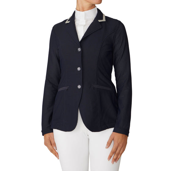 Women's AirFlex Coat Contrast Collar - Navy/Grey