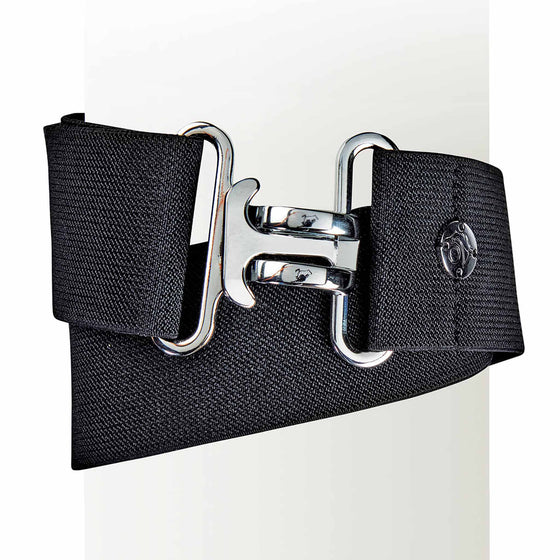 Women's Flex Stretch Surcingle Belt - Black