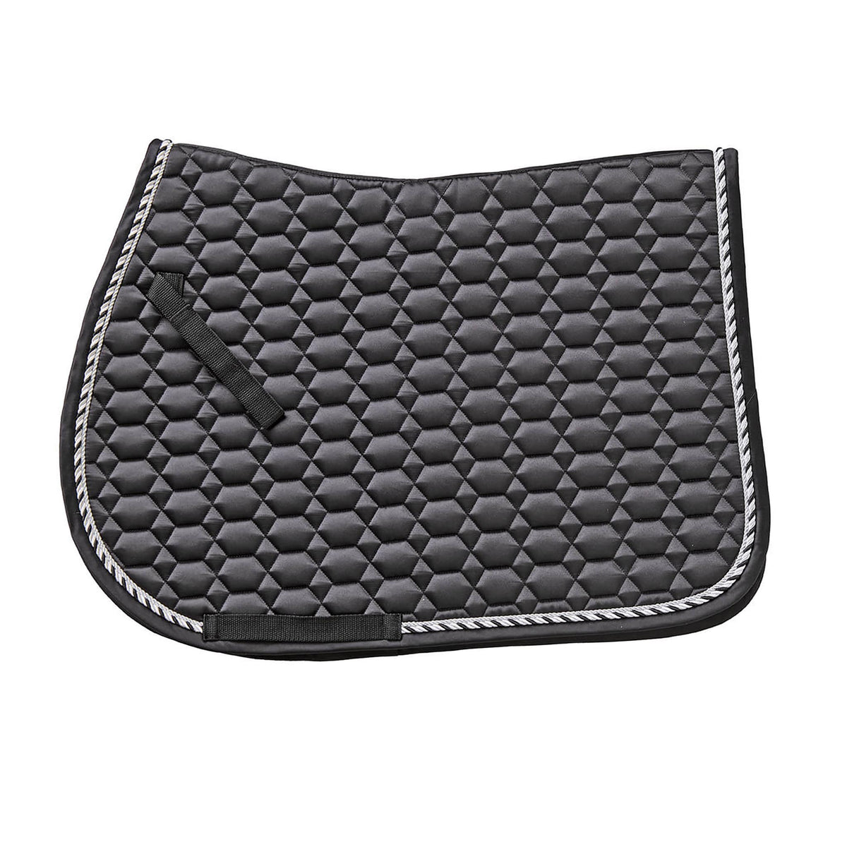Elegance Satin AllPurpose Saddle Pad Black Ovation Riding