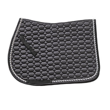  Elegance Satin All-Purpose Saddle Pad - Black