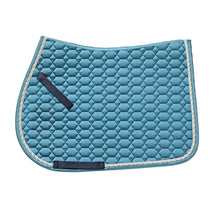  Elegance Satin All-Purpose Saddle Pad - Sky Blue