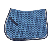  Elegance Satin All-Purpose Saddle Pad - Pony - Indigo/Navy