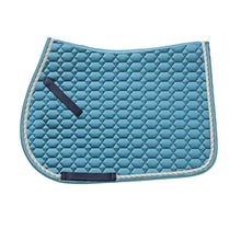  Elegance Satin All-Purpose Saddle Pad - Pony - Sky Blue