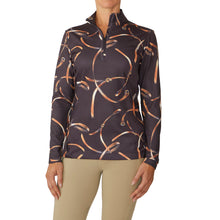  Women's Altitude II Printed Long Sleeve Sun Shirt - Black Vintage Rein