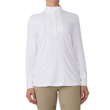  Women's Long Sleeve Elegance Grace Show Shirt - White