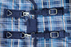 Ovation® 1200D Smoke Blue Plaid Turnout Blanket - 180g