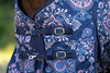 Ovation® 1200D Navy Paisley Turnout Sheet - 180g