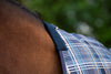 Ovation® 1200D Smoke Blue Plaid Turnout Blanket - 180g