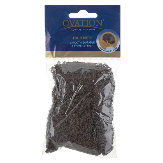 Deluxe Hair Nets - Medium Brown