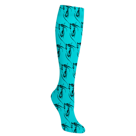 Women's Boot Sock - Teal